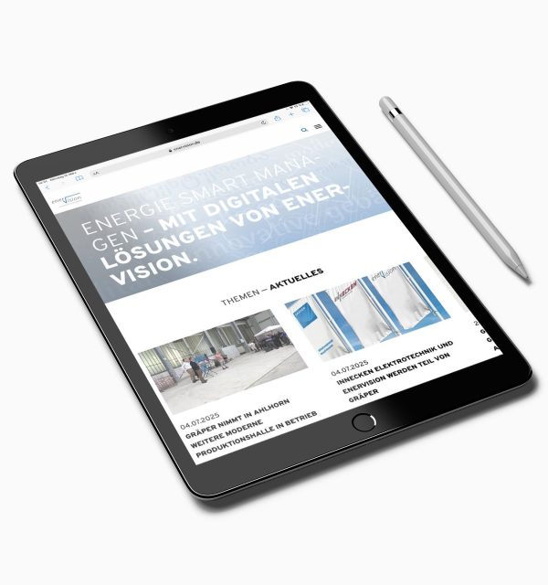 Neue Internetseite Enervision